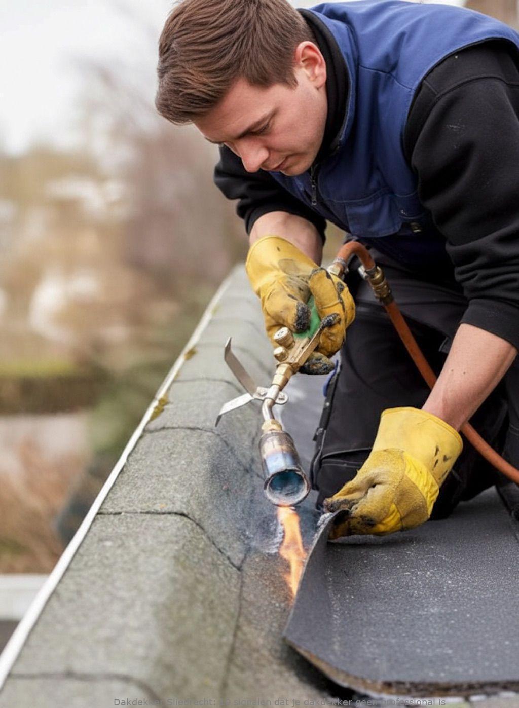 Signalen Geen Professionele Dakdekker Sliedrecht